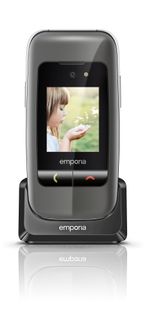 Emporia-ONE-61-cm--2.4---80-g-Grigio-Argento-Telefono-per-anziani