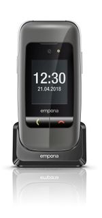 Emporia-ONE-61-cm--2.4---80-g-Grigio-Argento-Telefono-per-anziani