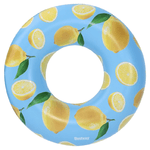 TrAdE Shop Traesio  Ciambella Salvagente Gonfiabile Per Piscina Stampa Al Limone Profumato ø119cm 019976 -