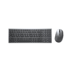 DELL KM7120W tastiera Mouse incluso Ufficio RF senza fili Bluetooth AZERTY Belga Grigio Titanio