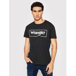 WRANGLER MAGLIA T SHIRT UOMO WRANGLER FRAME W7H3D3XV6 COTONE NERO ORIGINALE PE 2024