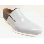 BALENCIAGA SCARPE MOCASSINO CERIMONIA UOMO BALENCIAGA 316429 PELLE GRIGIO ORIGINALE PE NEW