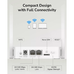 Cudy Router 300Mbps 4P 10/100 2 Ant Fiss E Nano Sim Slot