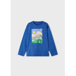 MAYORAL MAGLIA T SHIRT MAGLIE BIMBO MAYORAL 03027 3027 COTONE 48 BLU ORIGINALE PE 2024