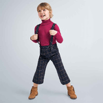 MAYORAL PANTALONE SALOPETTE BAMBINA MAYORAL 4551 COTONE 15 ORIGINALE AI 2021