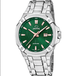 JAGUAR OROLOGIO TEMPO ANALOGICO UOMO JAGUAR J1009 3 44 ACCIAIO VERDE ORIGINALE AI 2024
