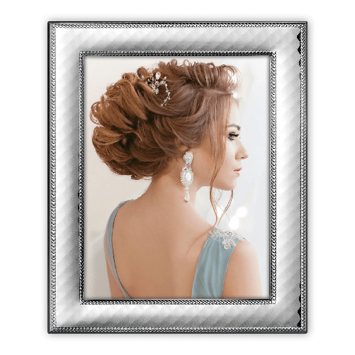 Zep s.r.l. CORNICE IN SILVER PLATED ASSISI 20x25 - MADE IN ITALY - B18681