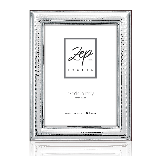 Zep s.r.l. CORNICE IN SILVER PLATED RECANATI 10x15 - MADE IN ITALY - B10146