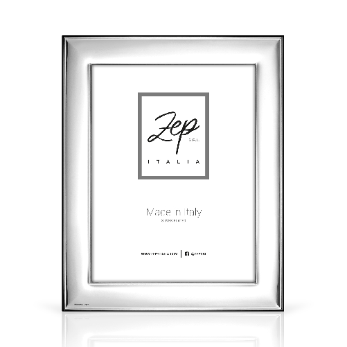Zep s.r.l. CORNICE IN SILVER PLATED PIENZA 13x18 - MADE IN ITALY - B10053