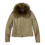 ANGELA D GIUBBINO GIUBBOTTO DONNA ANGELA D ZENIT F104 FW015 PELLE CHIC ORIGINALE AI