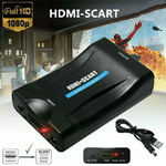 Meiq it Convertitore Adattatore HDMI a SCART Audio Video 1080P HDTV Full HD