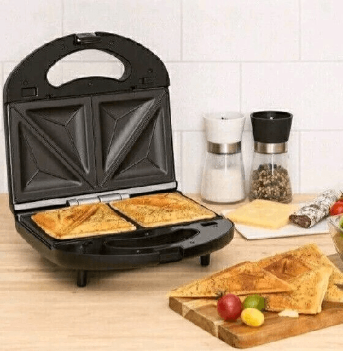 AORLINS Mini Piastra Elettrica 750W Griglia Antiaderente 20x12 cm per Toast, Panini e
