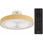 BLACK+DECKER Ventilatore da Soffitto BLACK+DECKER BXEFC60E con Luce LED e Telecomando