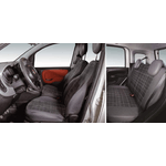 Cora Manufacturing  Serie completa coprisedili personalizzati Fiat Panda 12&gt; 4 posti post. intero tess