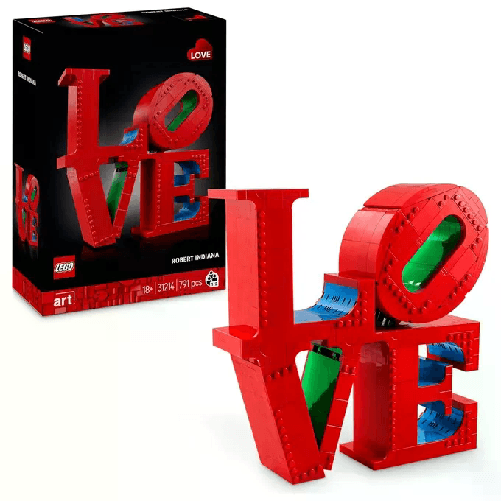 LEGO Art LOVE, Modellino da Costruire Iconica Scultura Pop di Robert Indiana