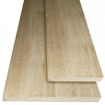 TAVOLA In LEGNO LAMELLARE MONO-STRATO - Levigato - Light Wood - Alluminio Vegetale 15x2x203 cm