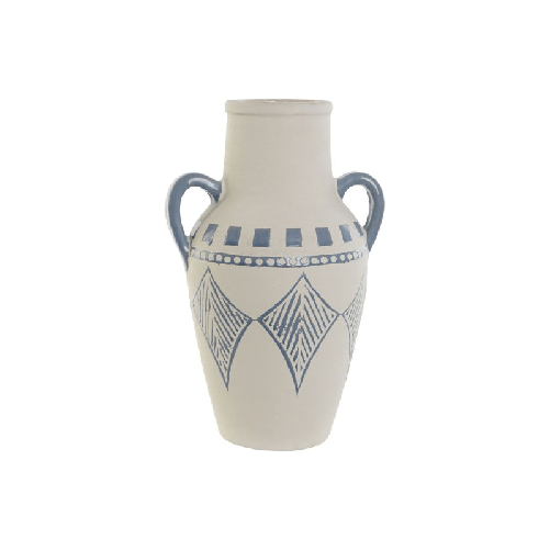 Home ESPRIT  Vaso Home ESPRIT Azzurro Marrone Ceramica Mediterraneo 22 x 18 x 36,5 cm 22 x 18 x 35 cm