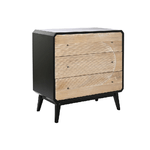 DKD Home Decor Cassettiera DKD Home Decor Nero Legno Moderno (80 x 40 x 79,5 cm)