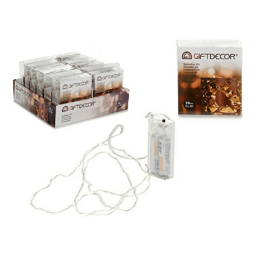 Gift Decor Ghirlanda di Luci LED Trasparente (90 cm)