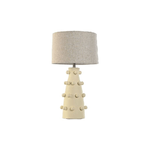 Home ESPRIT Lampada da tavolo Home ESPRIT Crema Gres 50 W 220 V 40 x 40 x 76 cm