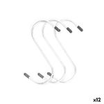 Kinvara Gancio per appenderla Kinvara 373 Argentato Metallo 12 cm Set (12 Unità)