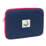 Benetton Custodia per Portatile Benetton Cherry Ciliegia Blu Marino 15,6'' 39,5 x 27,5 x 3,5 cm