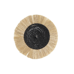 DKD Home Decor  Lampada da Parete DKD Home Decor Naturale Nero Coloniale Ferro 220 V 25 W Iuta (42 x 9 x 42 cm)