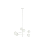 DKD Home Decor Lampadario DKD Home Decor 96 x 73 x 50 cm Cristallo Metallo Bianco 50 W