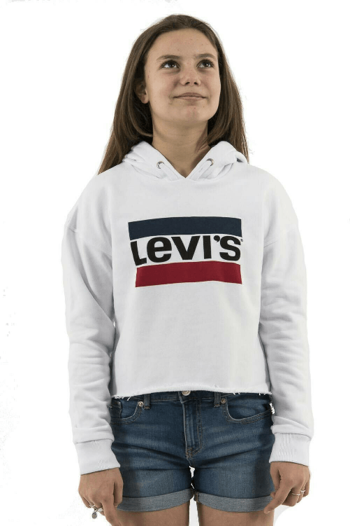 LEVI&apos;S MAGLIA FELPA BAMBINA LEVI'S ORIGINALE NN15517 SWEAT MYSTERY COTONE P/E 2019 NEW
