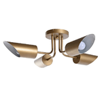 DKD Home Decor Lampadario DKD Home Decor Dorato Metallo 50 W 70 x 70 x 20 cm