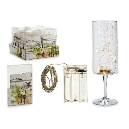 Gift Decor Ghirlanda di Luci LED Trasparente (290 cm)