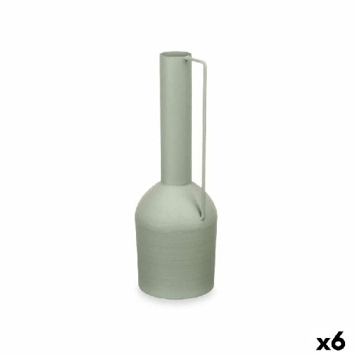 Gift Decor Vaso Alto Verde Acciaio 13 x 39 x 13 cm (6 Unità)