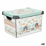 Kipit  Scatola portaoggetti con coperchio Kipit STYLE BOX-17L-6 Plastica Autostrada 17 L 27,5 x 22 x 36