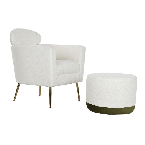 Home ESPRIT Poltrona Home ESPRIT Poliestere Legno 74 X 76 X 82 cm