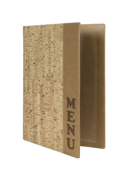 PORTA-MENU--A4-24x34cm-SUGHERO-DESIGN-con-1-INSERTO-DOPPIO