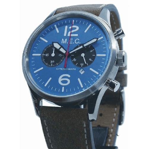 M.E.C. OROLOGIO CRONOGRAFO MEC MILITARY EUROPEAN FLY ELEGANCE MIYOTA OS20 ORIGINALE