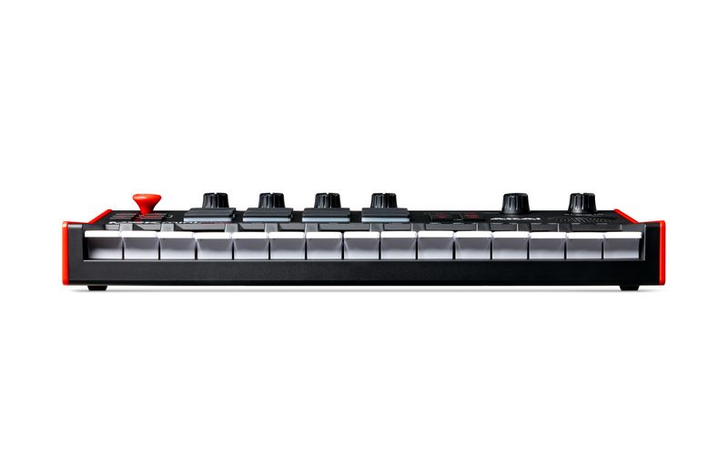 Akai-MPK-Mini-Play-Mk3-tastiera-MIDI-25-chiavi-USB-Nero-Rosso