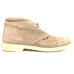 EFFEDUE SCARPE CASUAL POLACCHINO UOMO EFFEDUE 121 PELLE TORTORA ORIGINALE PE NEW