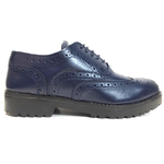 FRANKIE MODEL SCARPE CASUAL INGLESE DONNA FRANKIE MODEL 4004 PELLE BLU ORIGINALE AI NEW