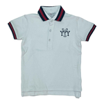 YOURS MAGLIA POLO T SHIRT BAMBINO YOURS BY441 COTONE 300 BIANCO ORIGINALE PE 2024
