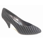 BOUTIQUE SCARPE DECOLTE SANDALO DONNA BOUTIQUE 899 PELLE RIGHE NERO ORIGINALE PE NEW