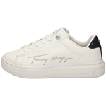 TOMMY HILFIGER SCARPE SNEAKERS DONNA TOMMY HILFIGER FW0FW05219 PELLE BIANCO ORIGINAL AI 2021