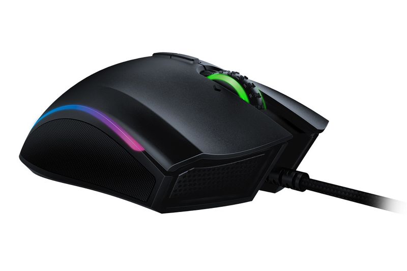 Mouse-da-gioco-Elite-Razer-Mamba--ergonomico-ottico-9-tasti-cablato-USB-