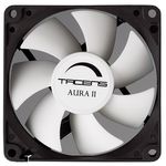 Tacens Aura II 8cm Case per computer Ventilatore Nero, Bianco