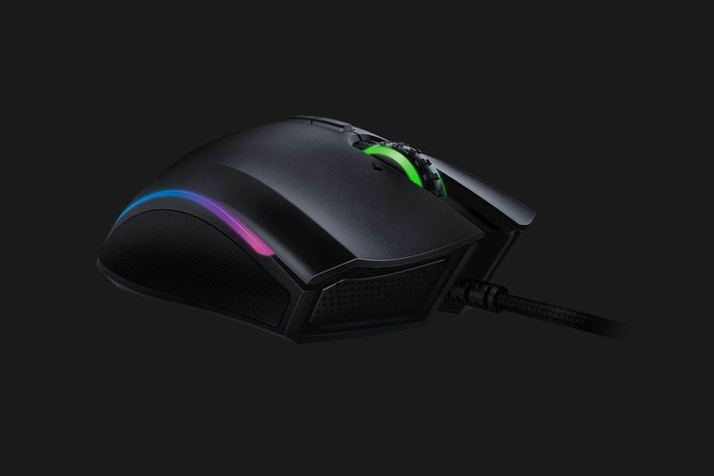 Mouse-da-gioco-Elite-Razer-Mamba--ergonomico-ottico-9-tasti-cablato-USB-