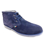 LAVORAZIONE ARTIGIANALE SCARPE POLACCO UOMO LAVORAZIONE ARTIGIANALE 305 PELLE BLU ORIGINALE AI 2021