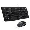 Logitech-Desktop-MK120-tastiera-Mouse-incluso-USB-QWERTY-Spagnolo-Nero