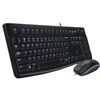Logitech-Desktop-MK120-tastiera-Mouse-incluso-USB-QWERTY-Spagnolo-Nero