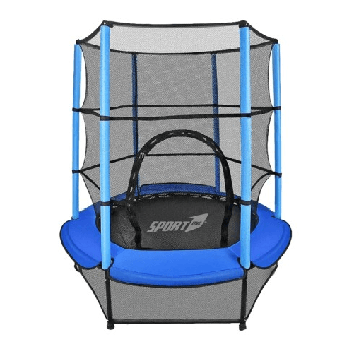 Sport1 Trampolino Tappeto Elastico Diametro 140 cm per Bambini con Rete