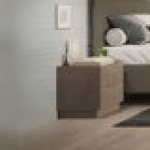 Tezeta Comodino Mustella 2 cassetti colore bronzo